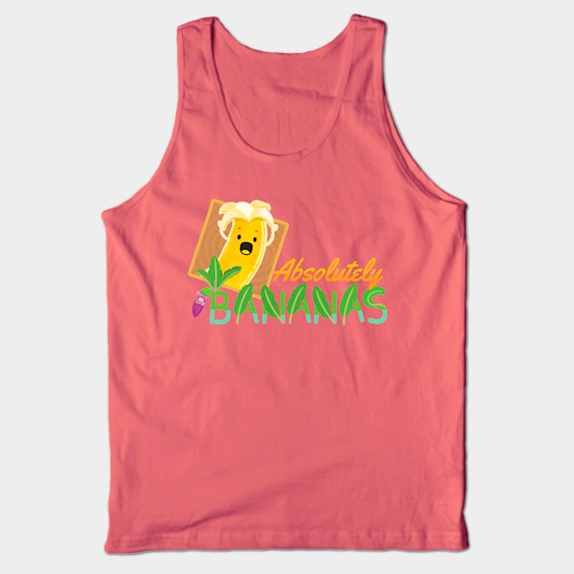 Absolutely Bananas - Punny Garden Tank Top by punnygarden